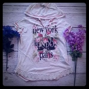 Self esteem hooded top